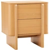 Lova Home4You Night stand MORBEN 55x42xH60cm, melamine with oak decor