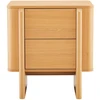 Lova Home4You Night stand MORBEN 55x42xH60cm, melamine with oak decor