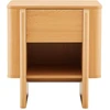 Lova Home4You Night stand MORBEN 55x42xH60cm, melamine with oak decor