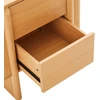 Lova Home4You Naktinis staliukas MORBEN 55x42xA60cm, melaminas su ąžuolo dekoru