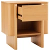 Lova Home4You Night stand MORBEN 55x42xH60cm, melamine with oak decor