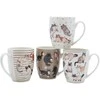 Home4You Mug CAT D8xH10,5cm 400ml, mix