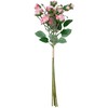 Dirbtinės gėlės „FLOWERLY“, 4 vnt. „Krūminių rožių“ puokštė, įvairių spalvų
