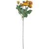 Dirbtinės gėlės „FLOWERLY“ „Ranunculus“ žiedai, 7 vnt., įvairių spalvų