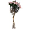 Dirbtinė gėlė „FLOWERLY“, 26 cm, puokštė iš 4 rožių, įvairių spalvų