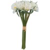 Dirbtinė gėlė „FLOWERLY“ (20 cm), 9 vnt. pavasario gėlių puokštė, įvairių rūšių