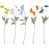 Dirbtinė gėlė FLOWERLY „Aguona“, rinkinys