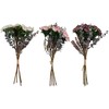 Dirbtinė gėlė „FLOWERLY“, 26 cm, puokštė iš 4 rožių, įvairių spalvų