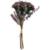 Dirbtinė gėlė „FLOWERLY“, 26 cm, puokštė iš 4 rožių, įvairių spalvų