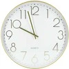 Home4You Wall clock GOLD D50cm, auksinis
