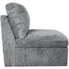 Home4You Modular sofa SAMOA 1-seater armless section, pilkas