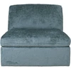 Home4You Modular sofa SAMOA 1-seater armless section, ocean žalias