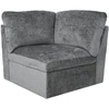 Home4You Modular sofa SAMOA 1-seater corner section, pilkas