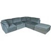 Lova Modulinė sofa „SAMOA“, 5 dalių, vandenyno žalios spalvos