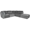 Lova Modulinė sofa „SAMOA“, 5 dalių, pilka