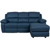 Fotelis Home4You Kampinė sofa BERIT RC, tamsiai mėlyna