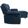 Fotelis Home4You Kampinė sofa BERIT RC, tamsiai mėlyna