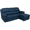 Fotelis Home4You Kampinė sofa BERIT RC, tamsiai mėlyna