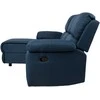 Fotelis Home4You Kampinė sofa BERIT LC, tamsiai mėlyna