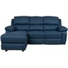 Fotelis Home4You Kampinė sofa BERIT LC, tamsiai mėlyna