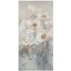 Aliejinis paveikslas 60x120 cm, baltos gėlės