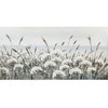 Home4you Tapyba aliejiniais dažais 70x140cm, baltos gėlės