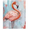 Aliejinis paveikslas 80x100 cm, flamingas