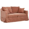 Dvivietė sofa „SIENNA“, oranžinė