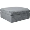 Home4You Ottoman SAMOA 91x91xH46cm, pilkas