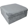 Home4You Ottoman SAMOA 91x91xH46cm, pilkas