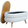 Home4you Pufas HANA Balta 87x48,5x46cm