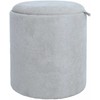 Otomanas / stalas HIRO D39xH44cm, smėlio spalvos, su dėže ir dėže