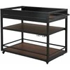 Home4You Lauko virtuvės modulis BODEN 110x60xH85cm Aliuminis Tamsiai pilkas