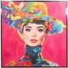 Home4You Paveikslas su rėmu „FAMOUS“, 82,5×82,5 cm, „Audrey“