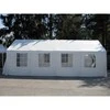 Home4You Palapinė 4x8m, rėmas: plienas, viršus: polietilenas, spalva: balta