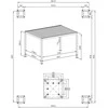 Home4You Pavėsinė MIRADOR-111 3x4m Šviesios medienos imitacija