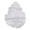 Fotelis Home4You Kilimėlis BIG LEAF, 36x45cm, sidabrinis