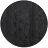 Fotelis Home4You Kilimėlis BOA D38cm, juoda gyvatė
