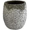Home4You Gėlių vazonas „SUNNY DESERT“, D24 x H29 cm, baltas