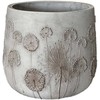 Home4You Gėlių vazonas „SUNNY FLORE“, D34 x H31 cm, baltas