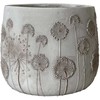Home4You Gėlių vazonas „SUNNY FLORE“, D45 x H41 cm, baltas