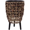 Home4You Vazonas WICKER 21x21xH32cm, rudas
