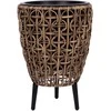 Home4You Vazonas WICKER 28x28xH42cm, rudas