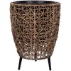 Home4You Vazonas WICKER 38x38xH54cm, rudas