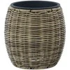 Home4You Gėlių vazonas WICKER D20xH20cm, šviesiai ruda