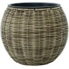 Home4You Gėlių vazonas WICKER D40xH32cm, šviesiai ruda