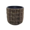Home4You Vazonas pintas D27xh28cm, šviesiai ruda