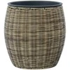 Home4You Gėlių vazonas WICKER D30xH30cm, šviesiai ruda