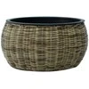 Home4You Gėlių vazonas WICKER D37xH19cm, šviesiai ruda