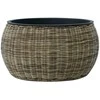 Home4You Gėlių vazonas WICKER D48xH26cm, šviesiai ruda